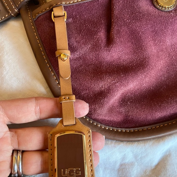 UGG Mauve Suede Pocketbook - Picture 11 of 11